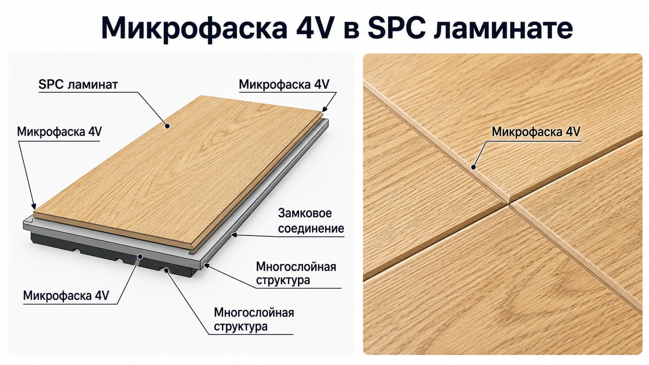 Фаска на SPC — микро, V-bevel и виды